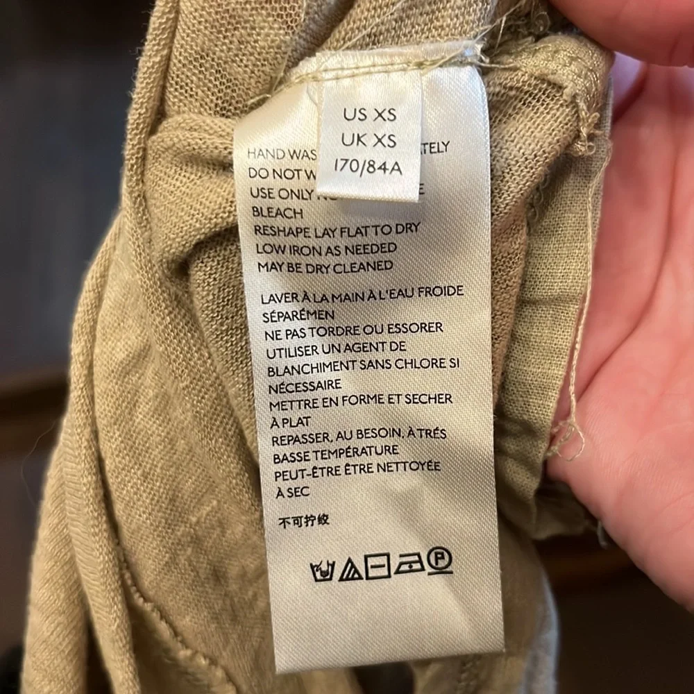 Free People We The Free Vacay Top XS Cypress Green